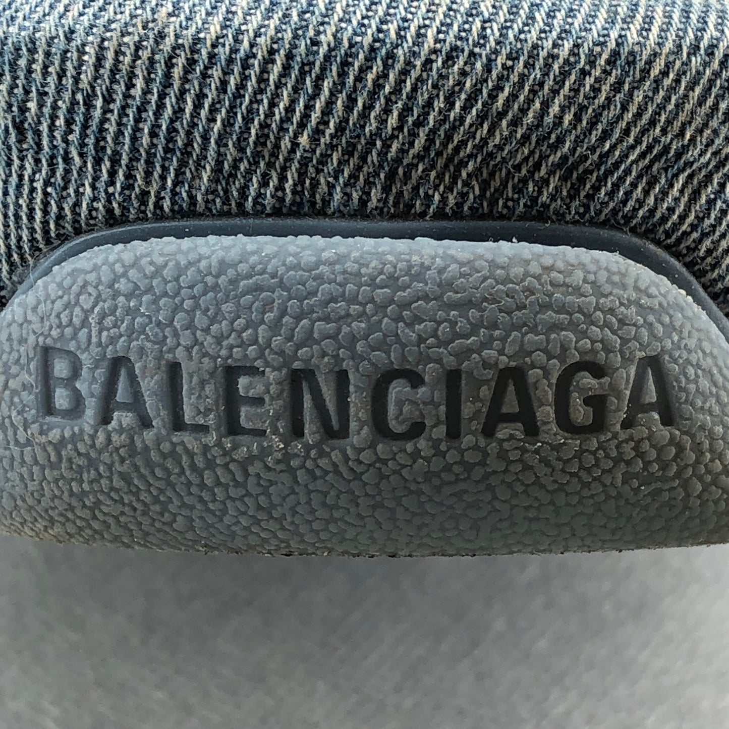 Balenciaga Unisex Triple S Denim Sneakers 39