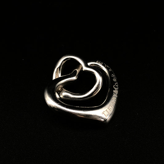 Tiffany & Co. Interlocking Hearts Pendant 925 Sterling Silver