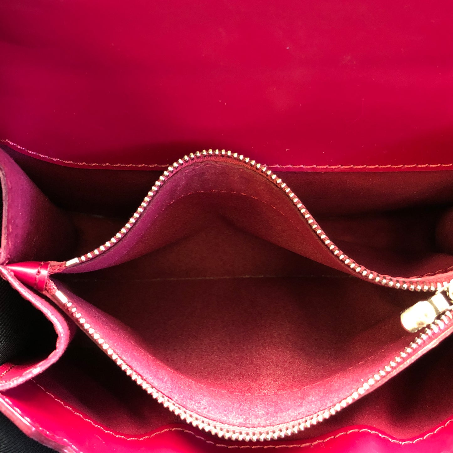 Louis Vuitton Red Epi Sevigne Top Handle Bag