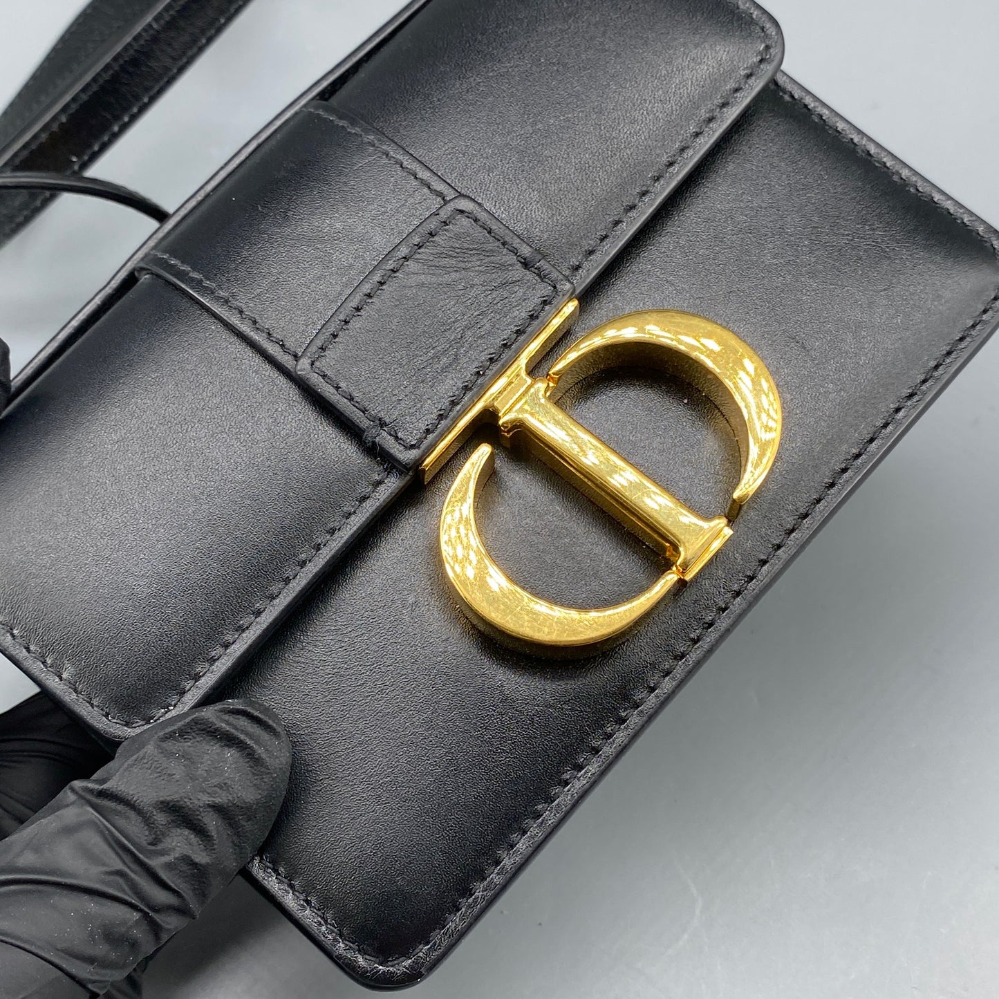 Christian Dior mini Montaigne Box Bag Black