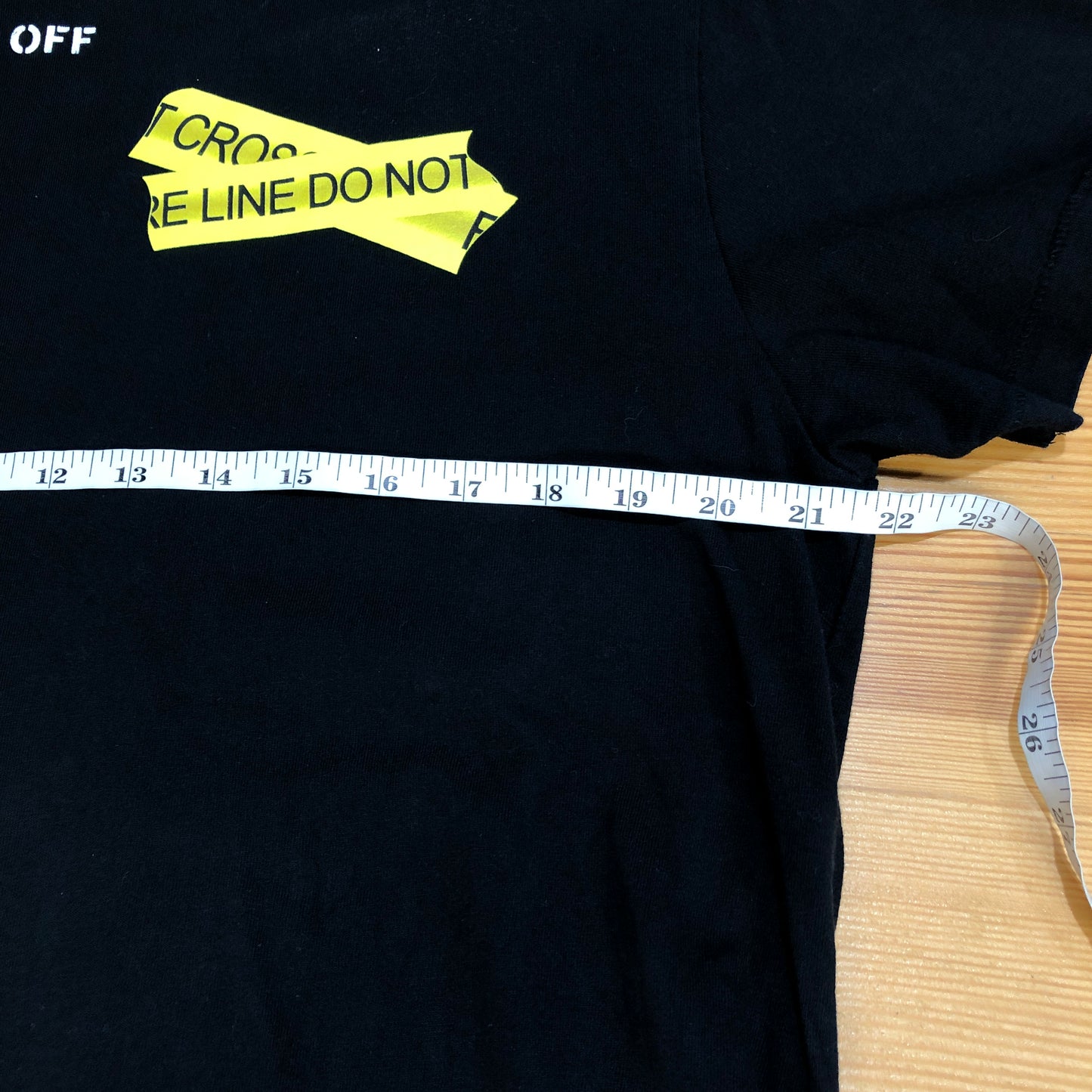 Off‑white Black Short Sleeve Graphic T‑Shirt Size S