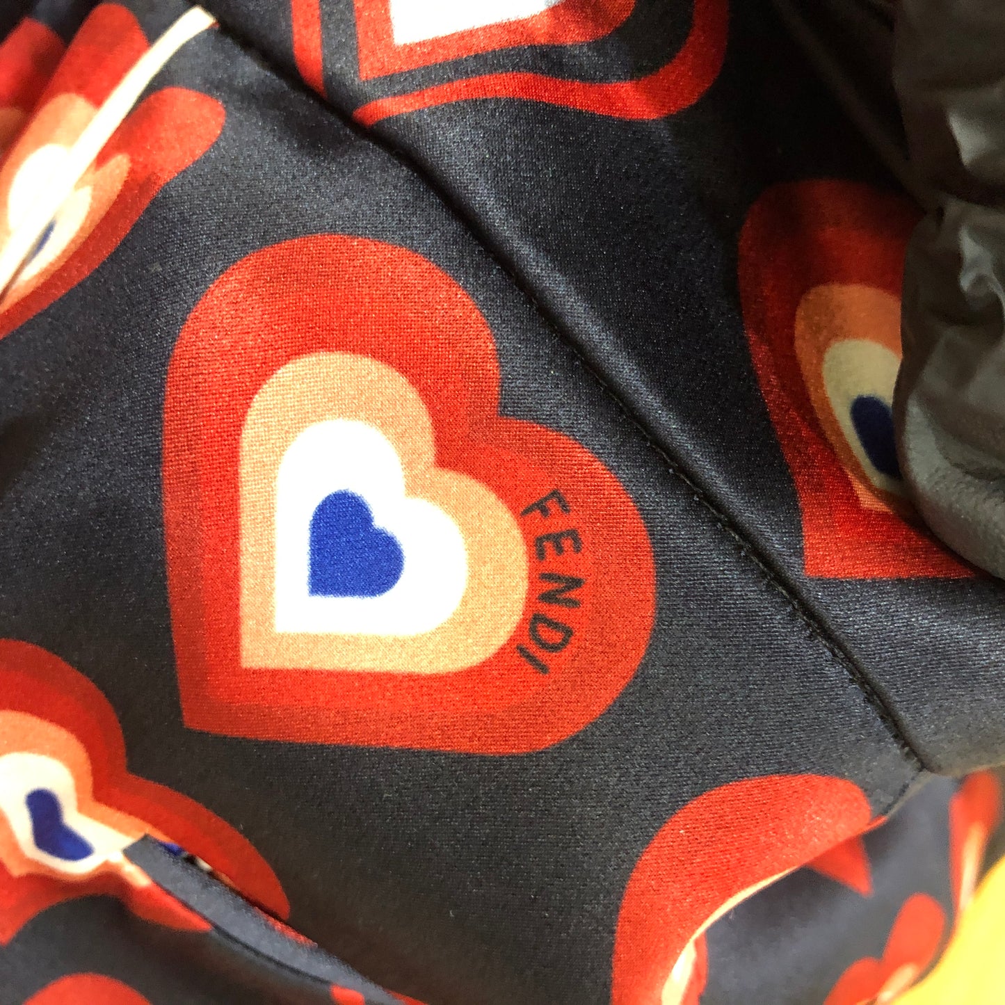 Fendi Heart Print Midi Pencil Pants Size 36