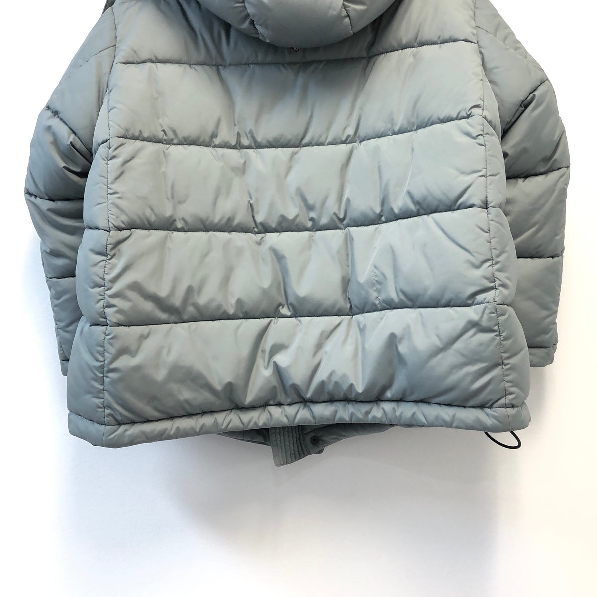 Balenciaga Dusty Blue Puffer Jacket Size 34