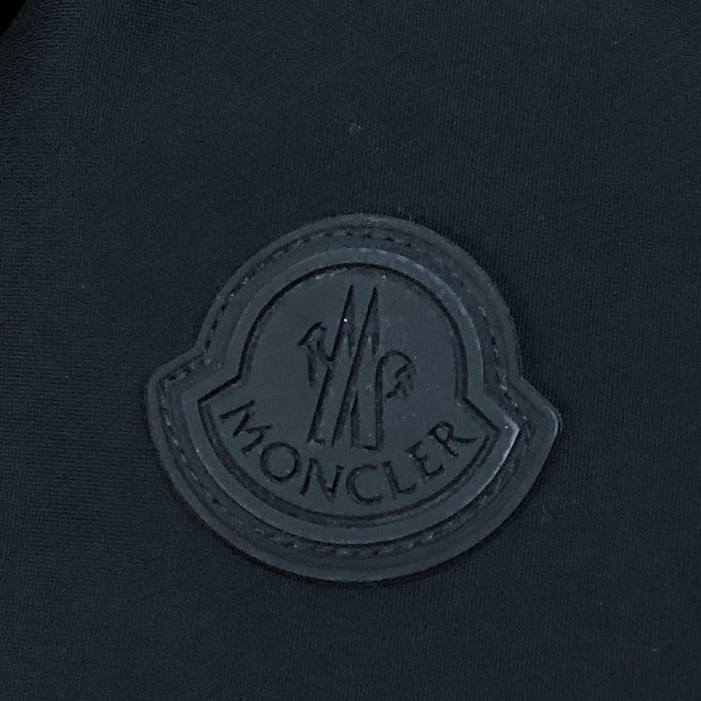 Moncler Black Hooded Jacket Size 7
