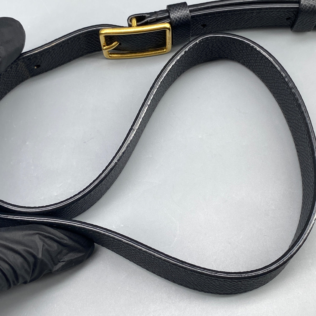 Celine Trotteur Crossbody Bag Black Leather