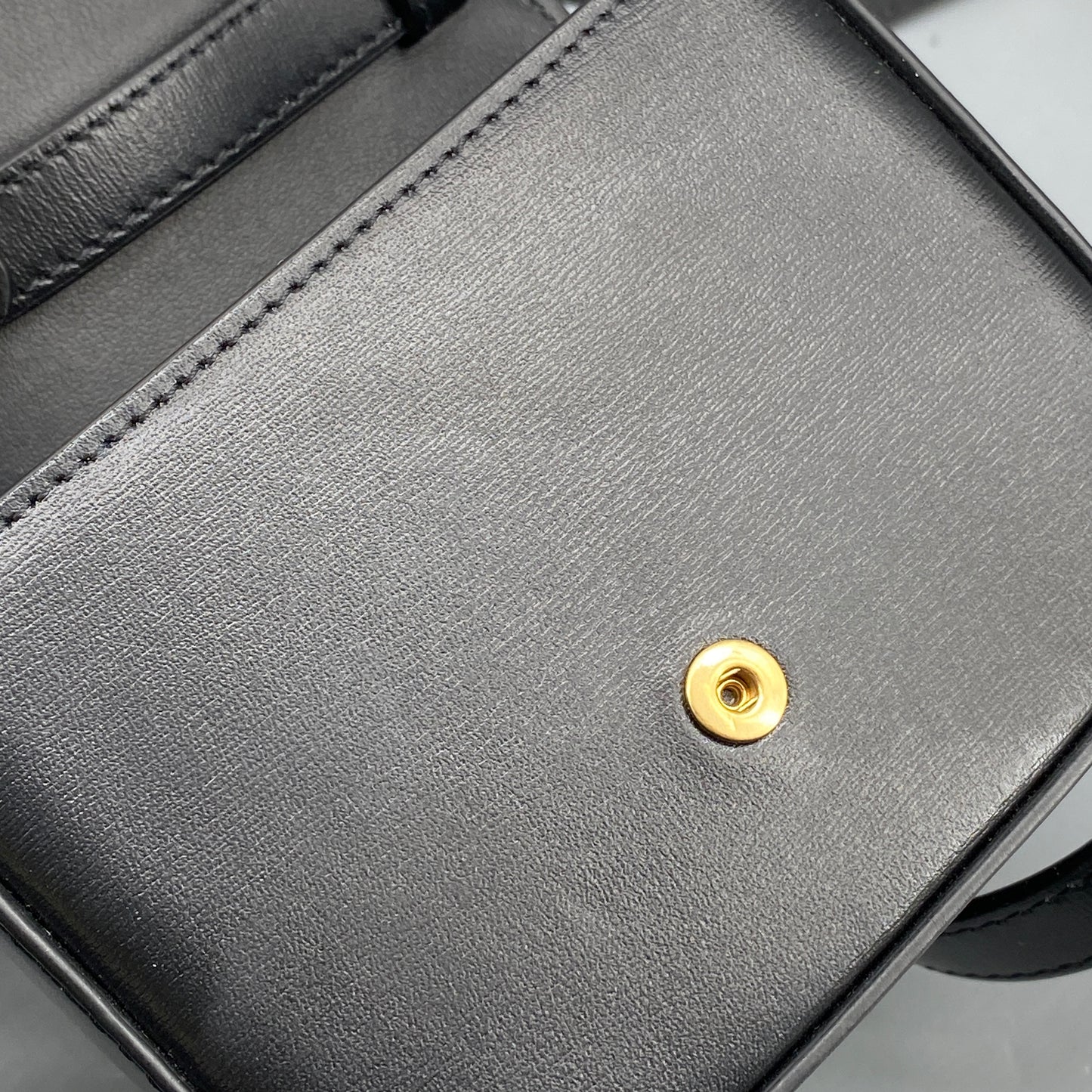 Celine Black Triomphe Crossbody Bag