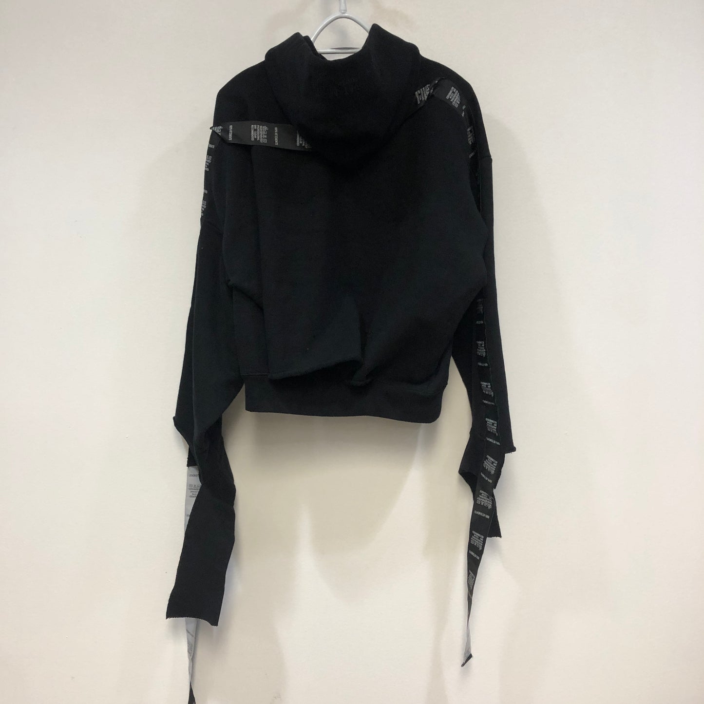 Vetements Black Logo Tape Hoodie & Track Pants Set