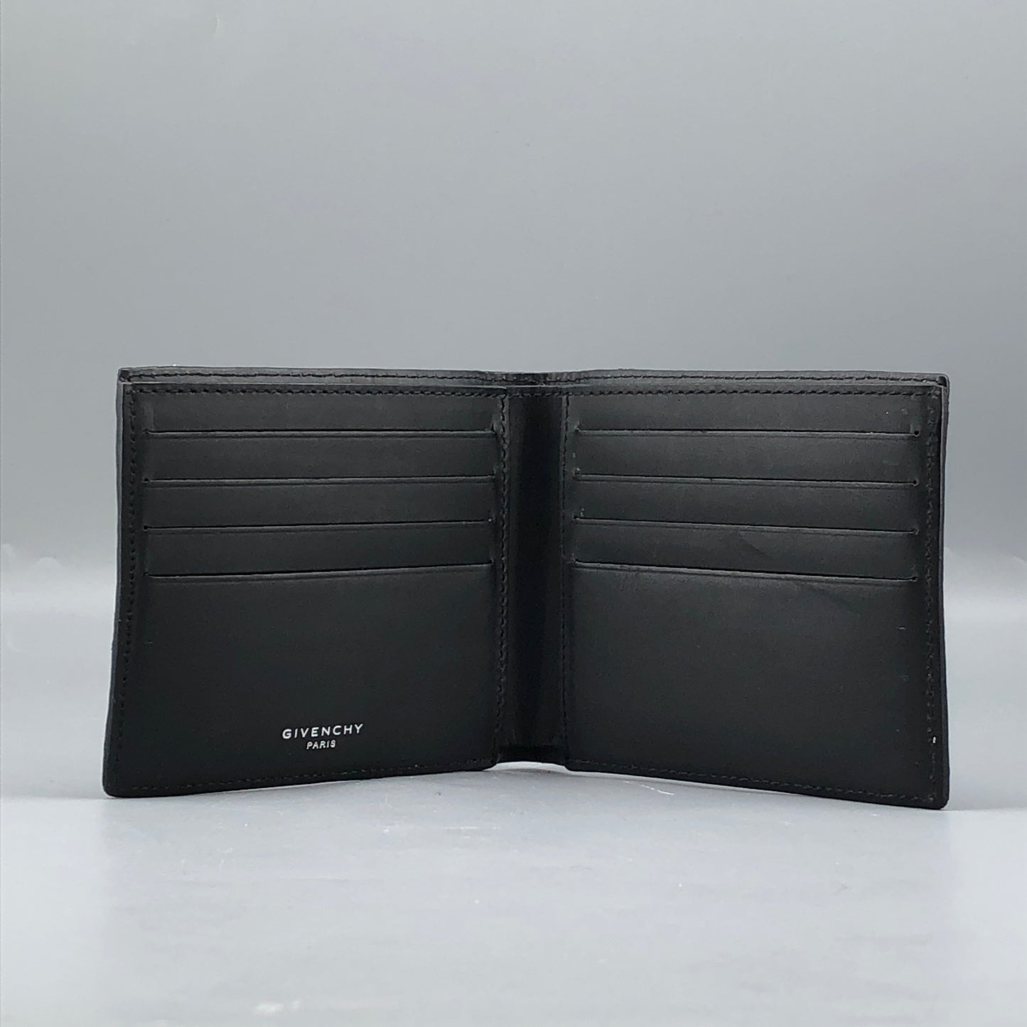 Givenchy Rottweiler Print Bifold Wallet Black