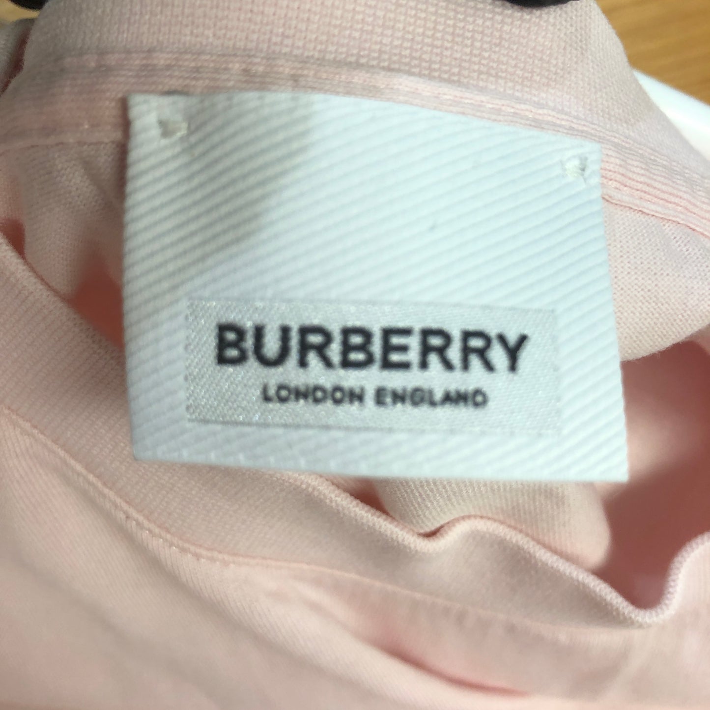 Burberry London England Pink Logo T-Shirt Size XS