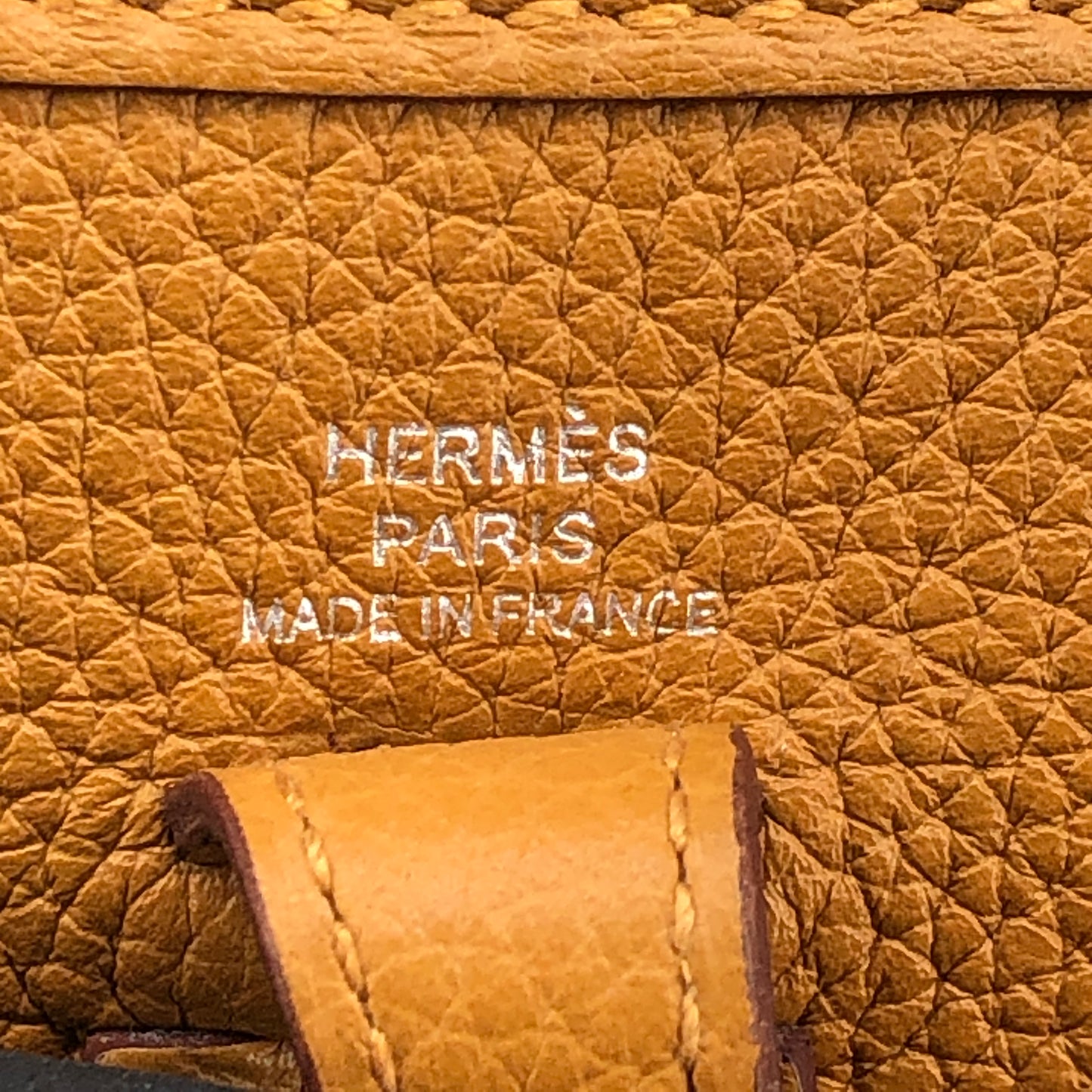 Hermes 2021 Mini Evelyne TPM Crossbody Bag Gold