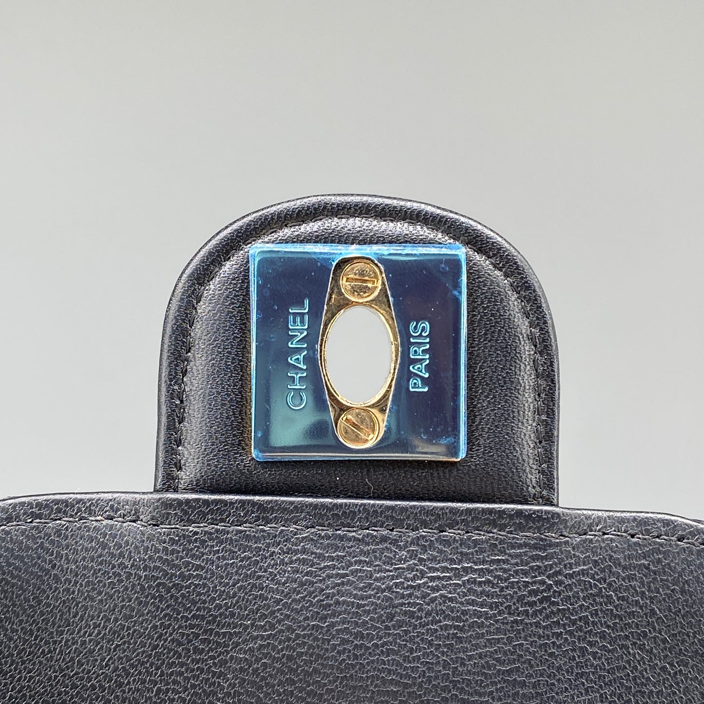 Chanel Black Quilted Lambskin Mini Phone Crossbody Bag