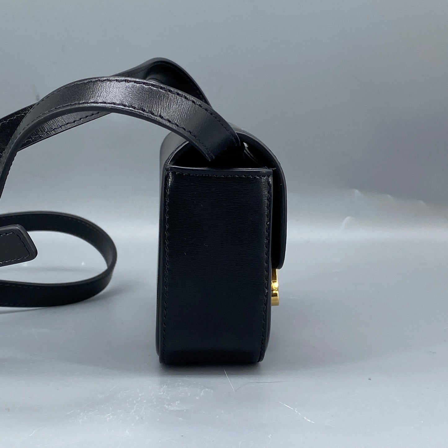 Celine Black Triomphe Crossbody Bag