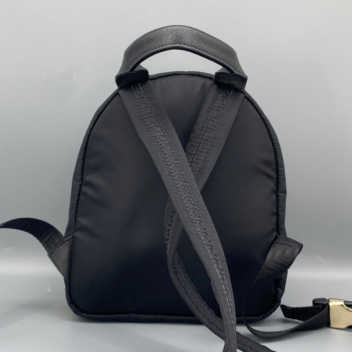 Versace Medusa Logo Mini Backpack Black Nylon