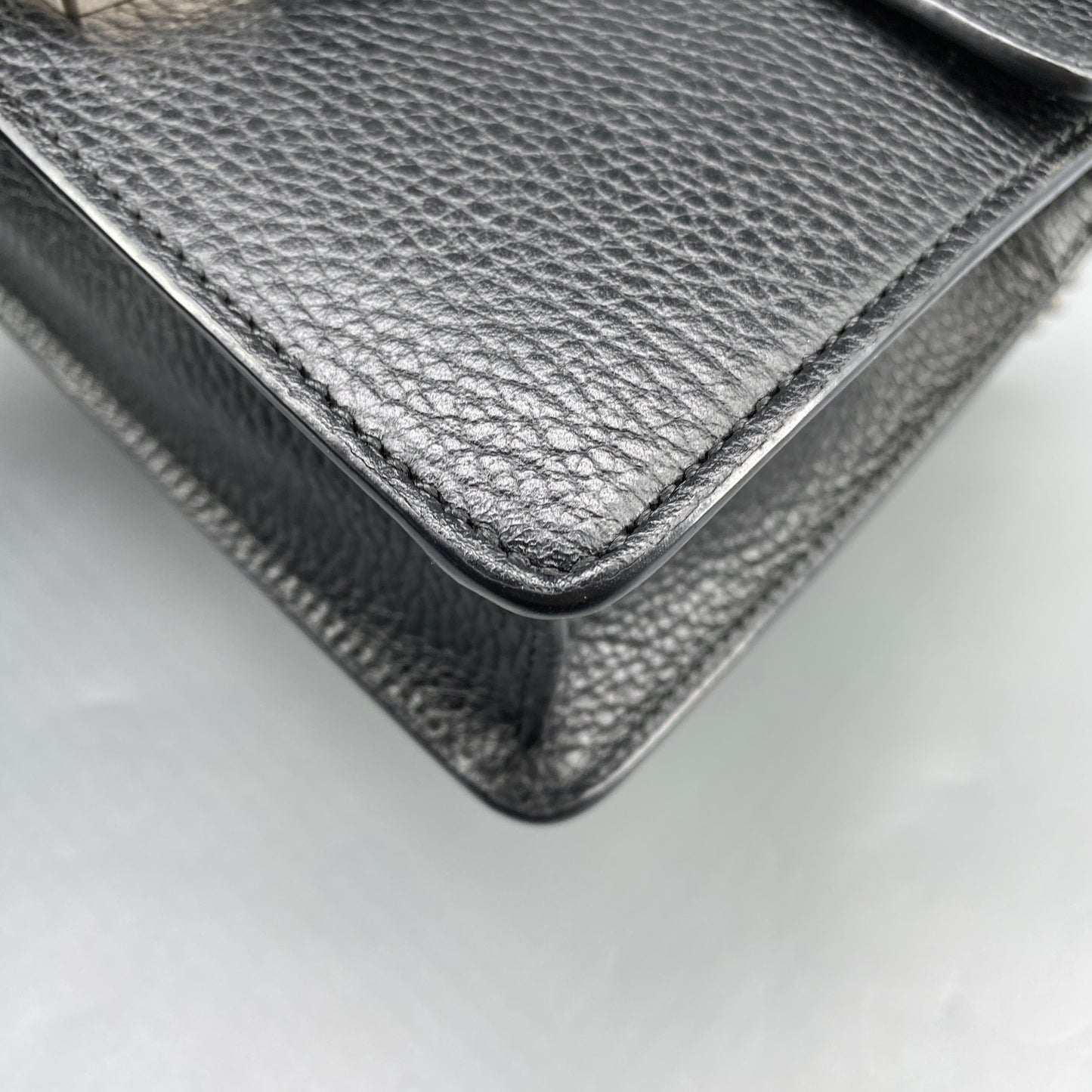 Gucci Mini Dionysus Black Leather Shoulder Bag