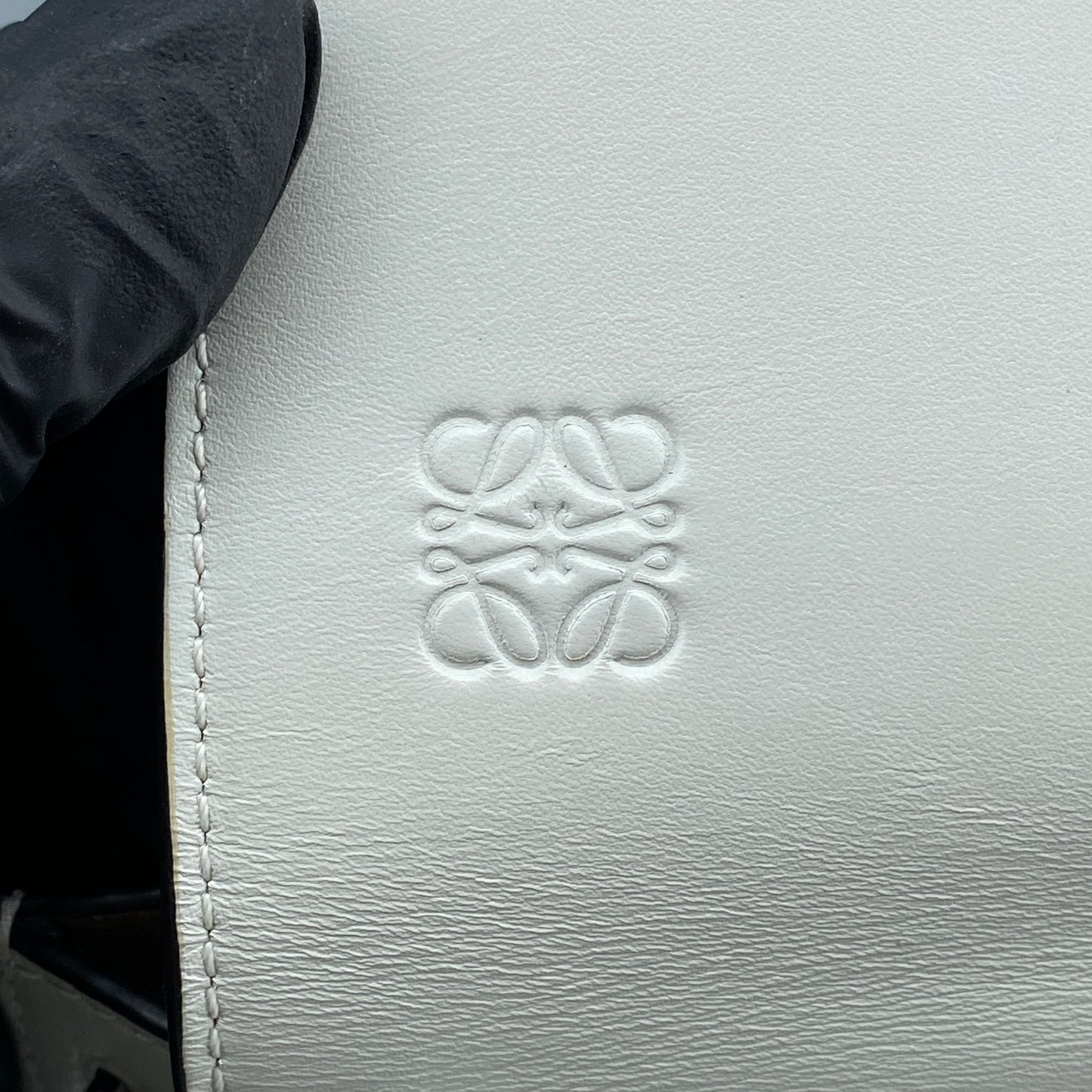 Loewe Gate Mini White Smooth Calfskin Belt Bag