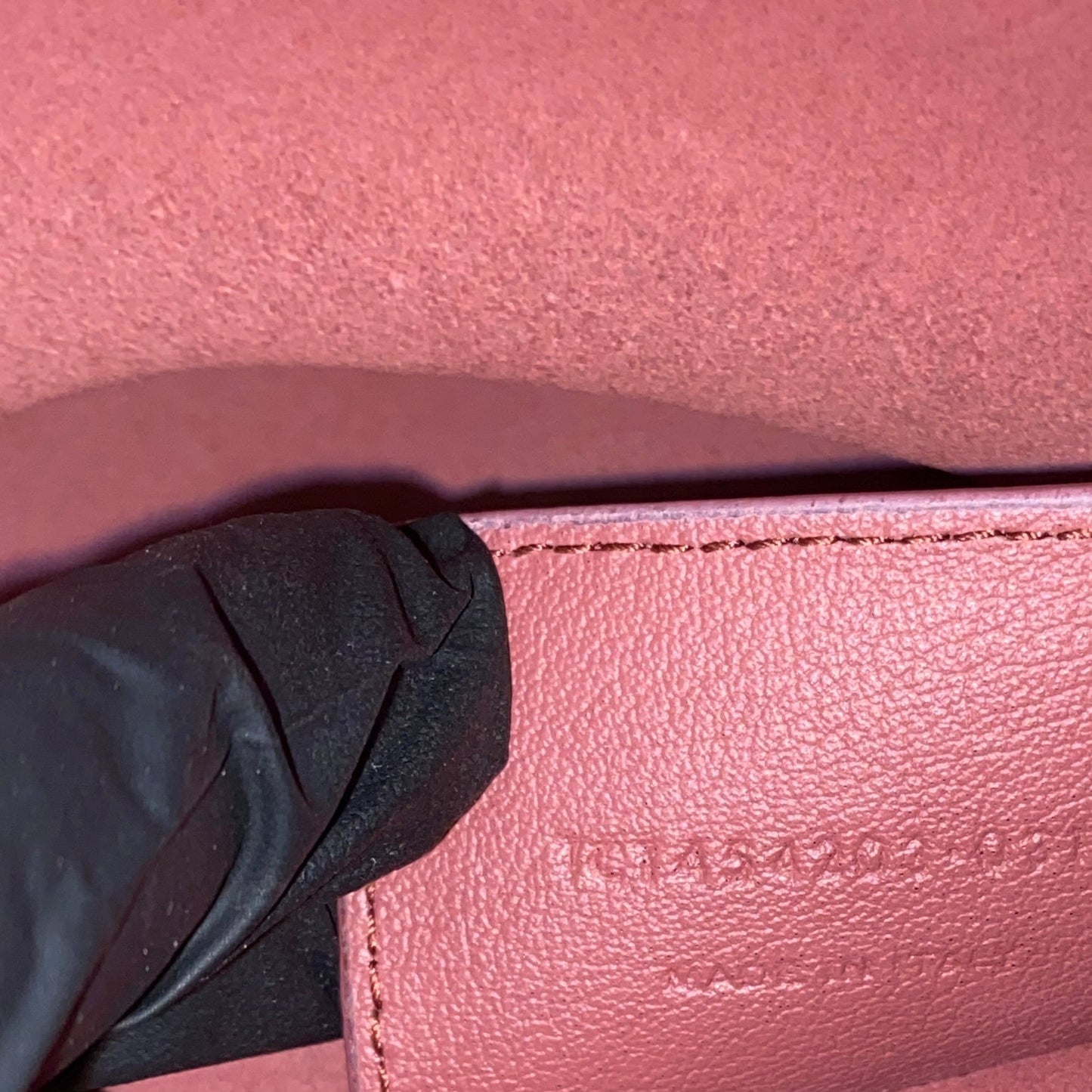 Saint Laurent Pink Calfskin Leather Shopping Tote Bag