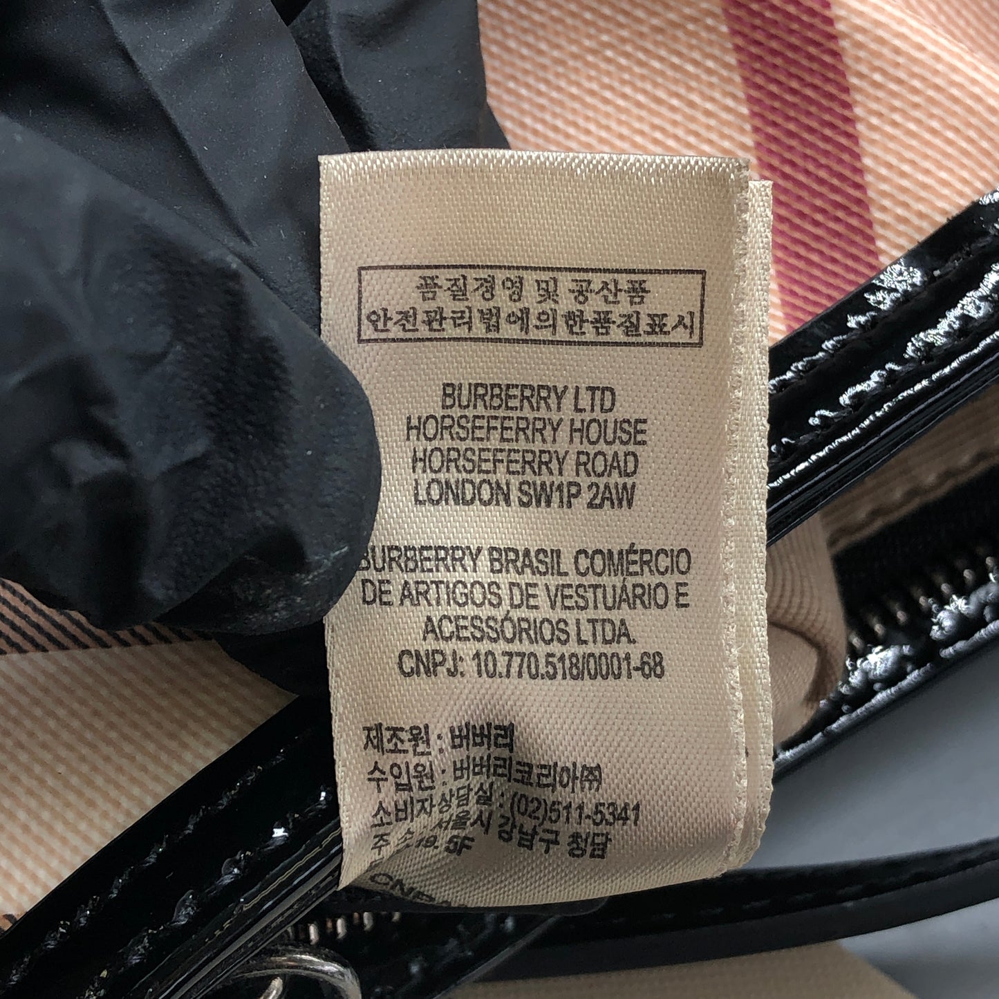 Burberry Nova Check Beige Shoulder Bag