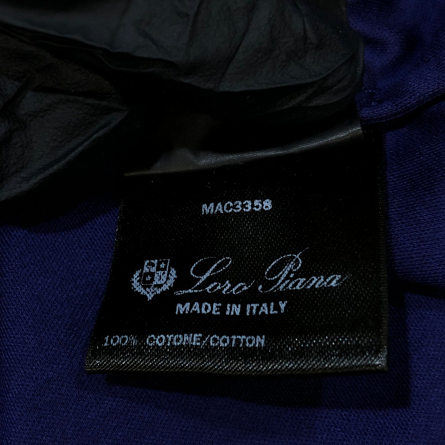 Loro Piana Deep Grape Short Sleeve T-shirt Size 46
