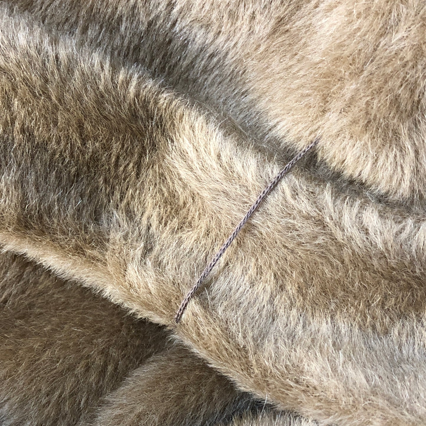 Intrend Brown Wool Belted Wrap Long Coat Size 0