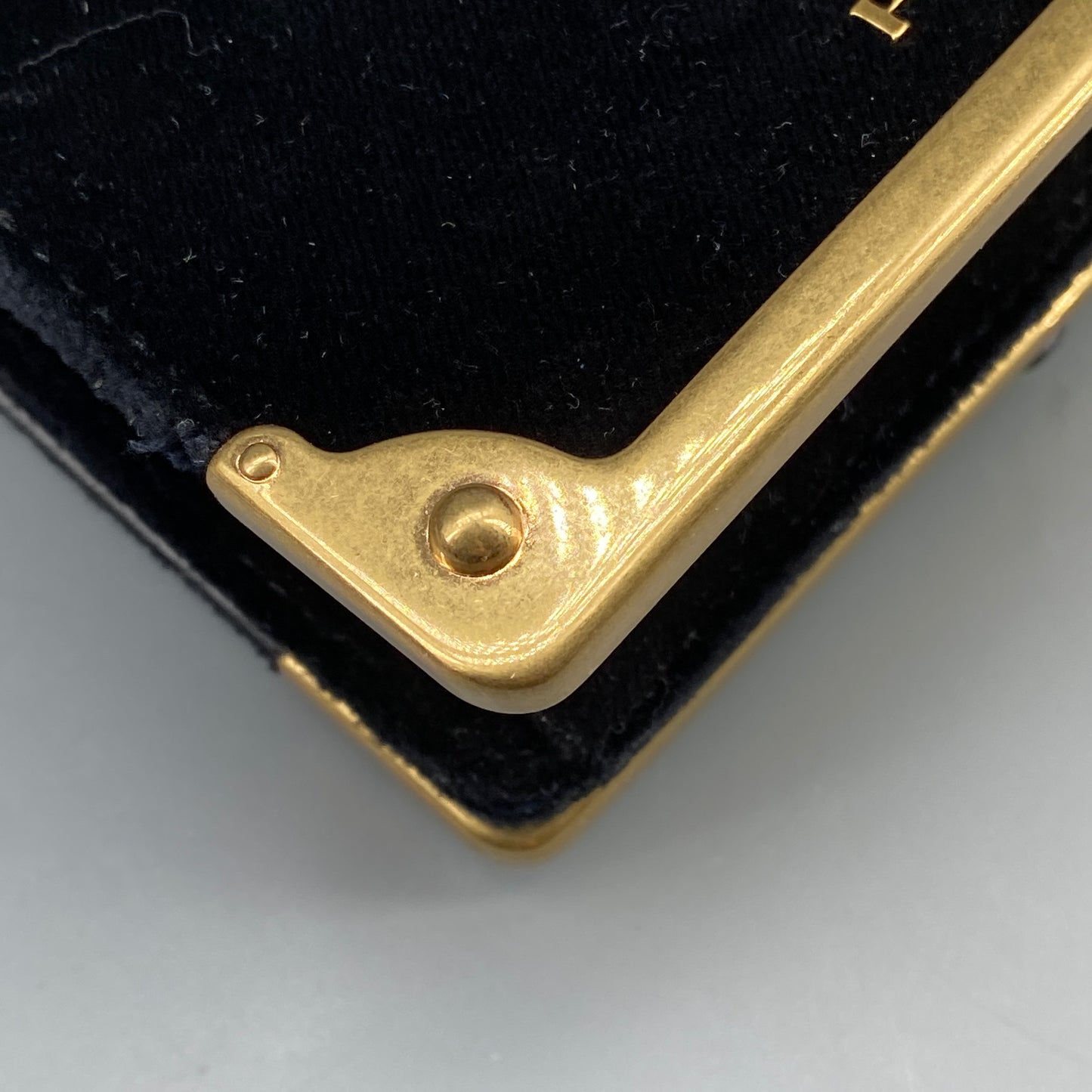 Prada Velvet City Calfskin Micro Cahier Bag Black