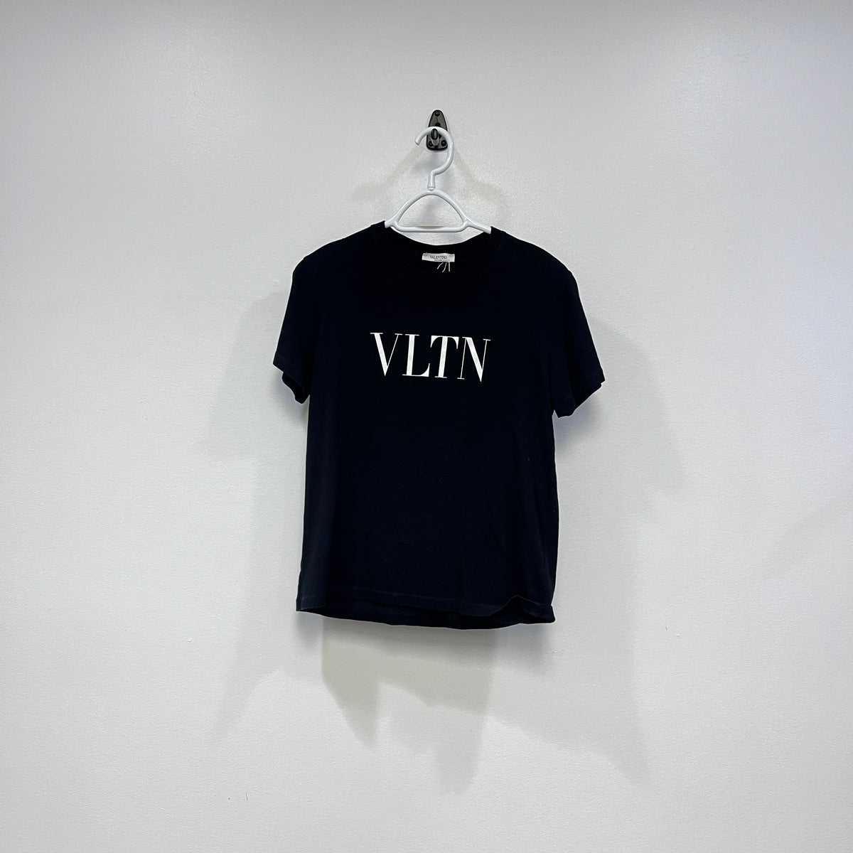 Valentino Black VLTN Logo Short Sleeve T-Shirt Size XS