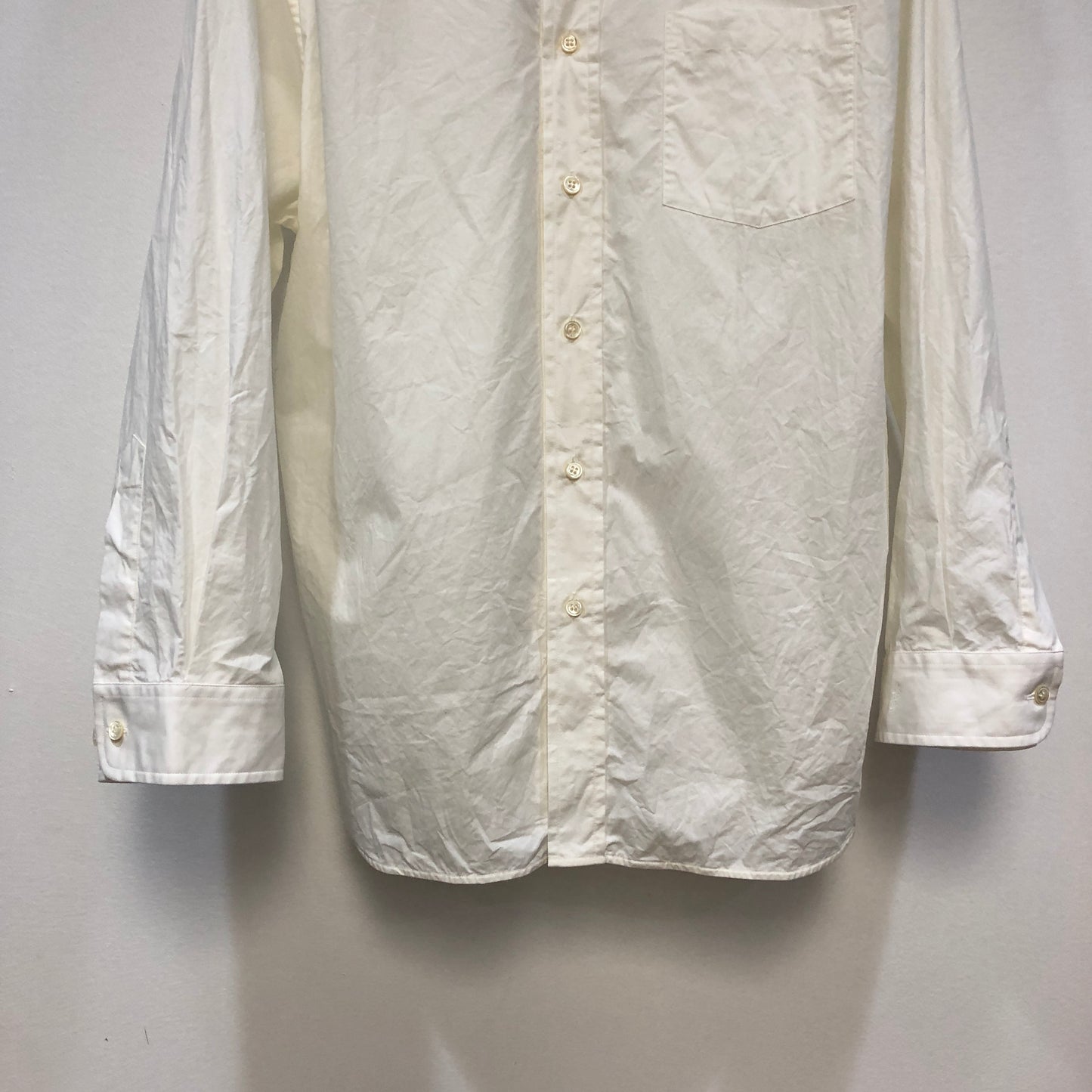 Balenciaga White Oversized Button-Down Shirt Size 34