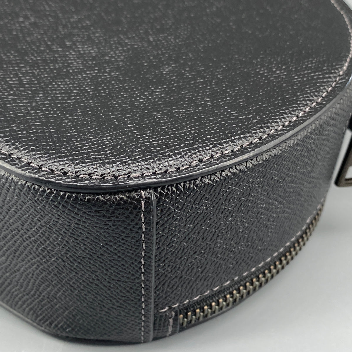 Coach Cat Round Crossbody Bag Black