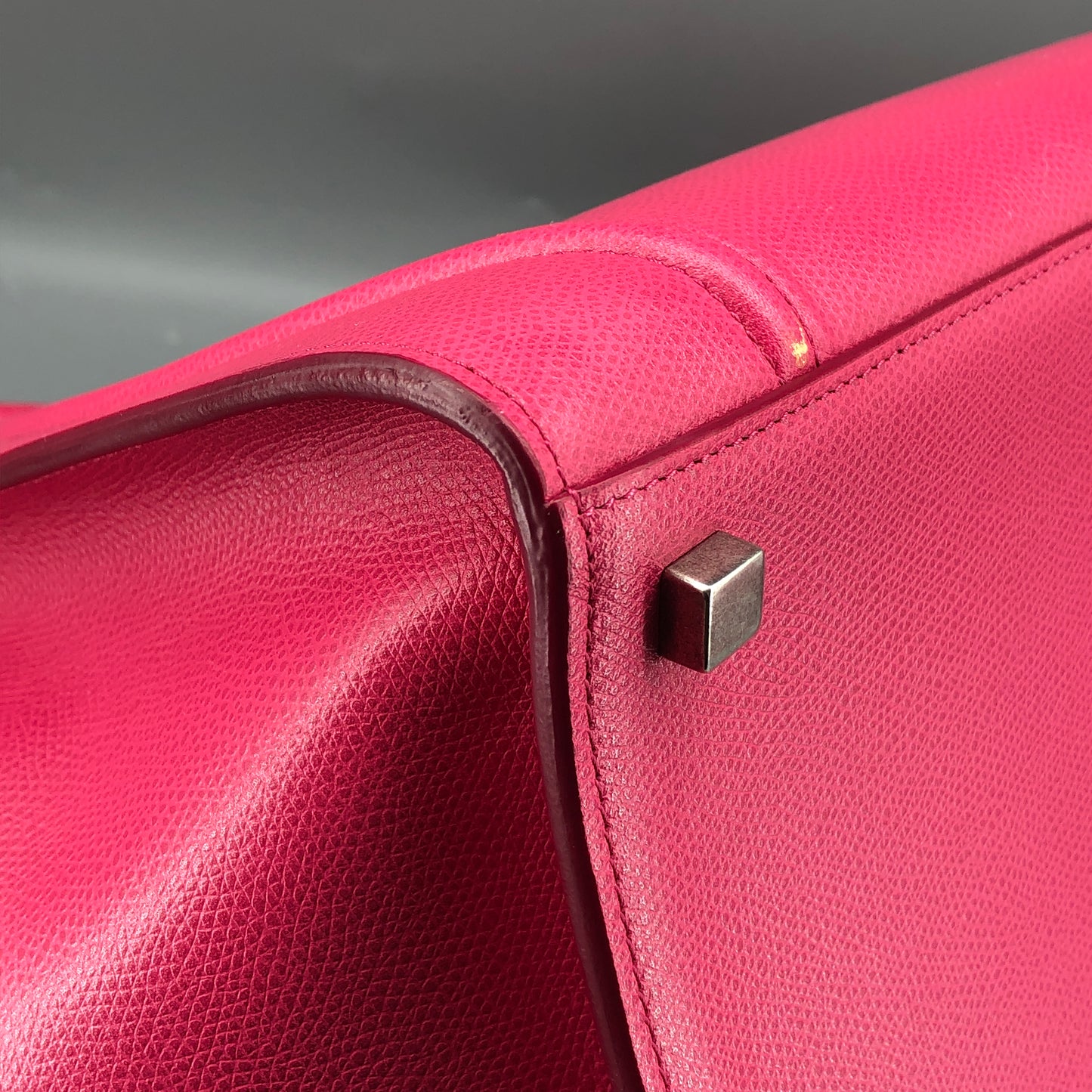 Celine Pink Calf Leather Phantom Luggage Tote Bag