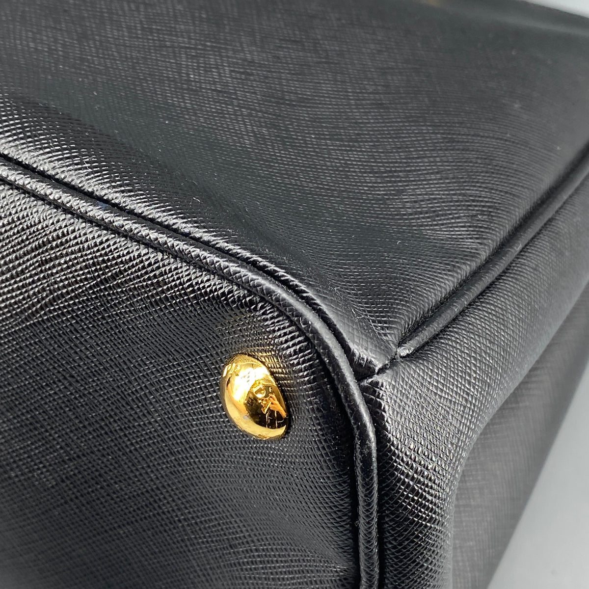 Prada Galleria Large Tote Bag Black Saffiano Leather