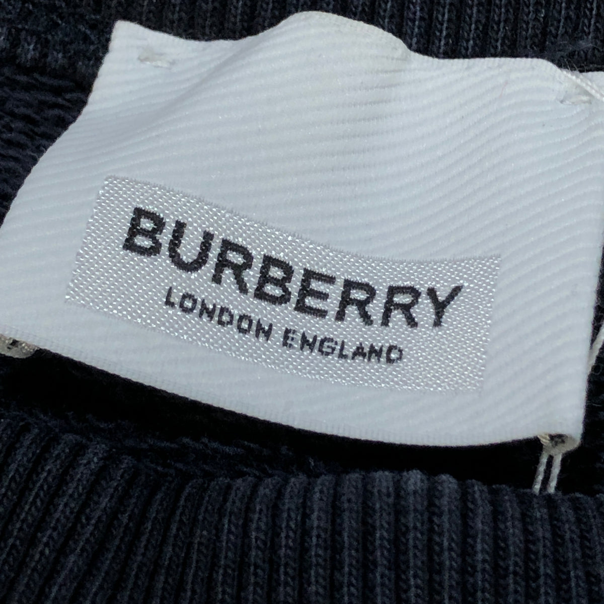 Burberry Navy Blue TB Logo Crew Neck Sweatshirt M
