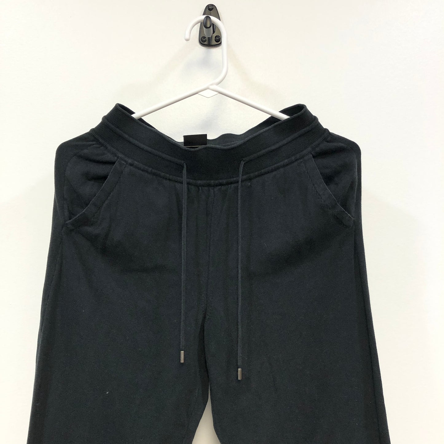 Loro Piana Black Knit Jogger Pants Size 40