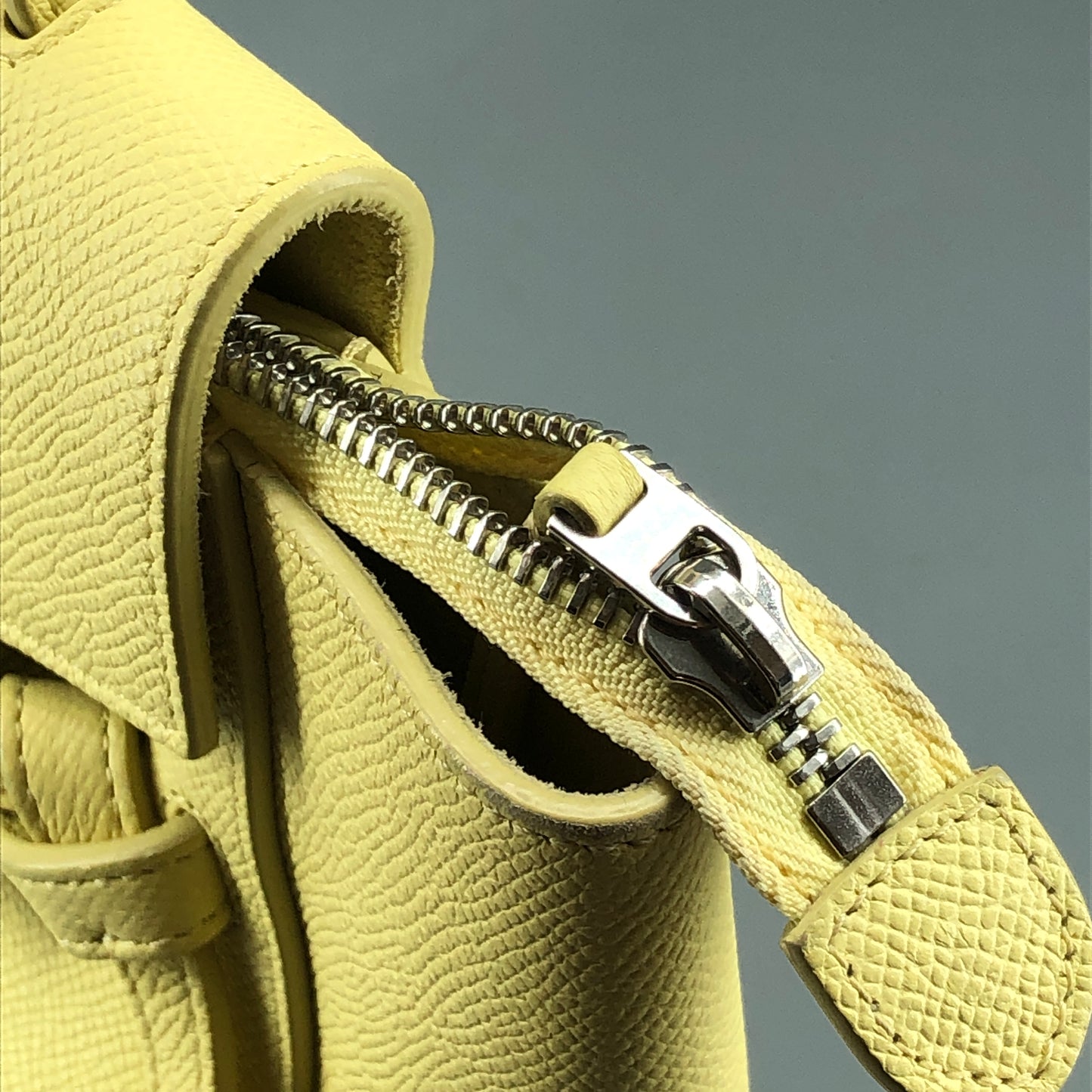 Celine Nano Belt Bag Leather Handbag Light Yellow