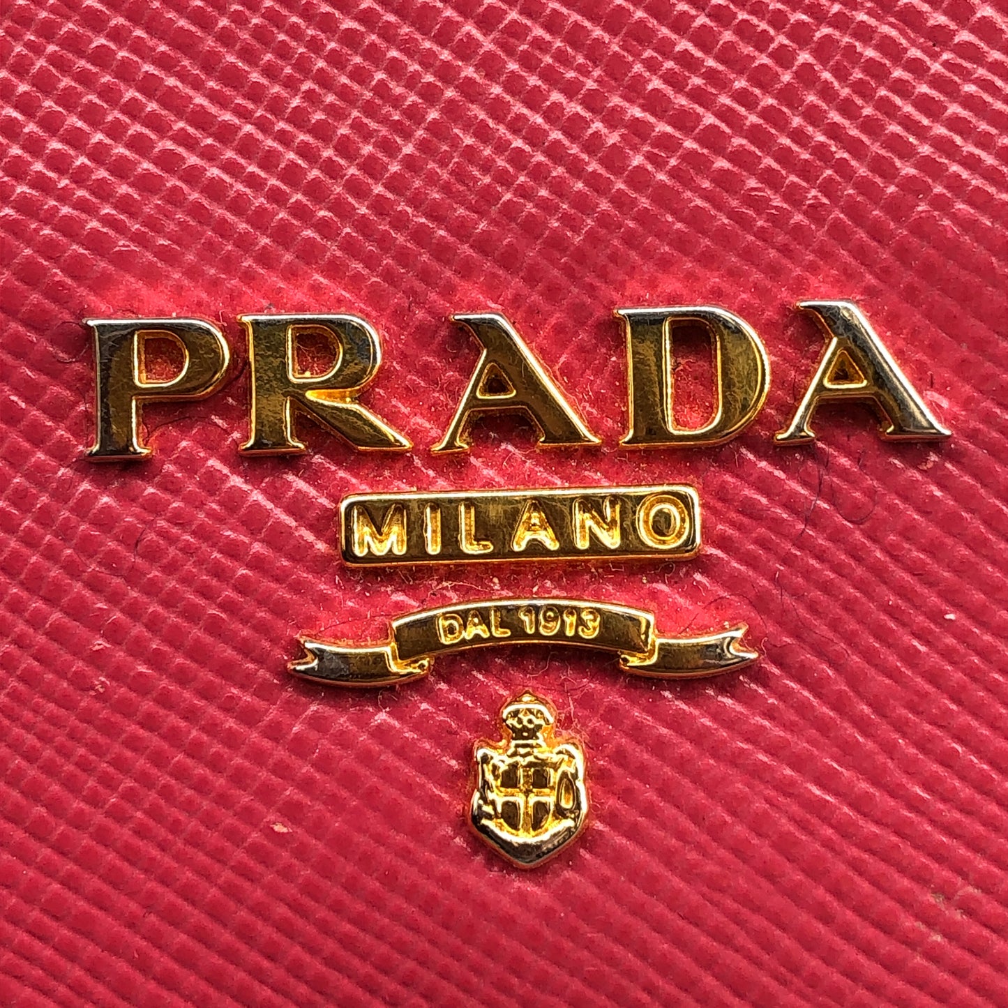 Prada Hot Pink Saffiano Leather Long Wallet