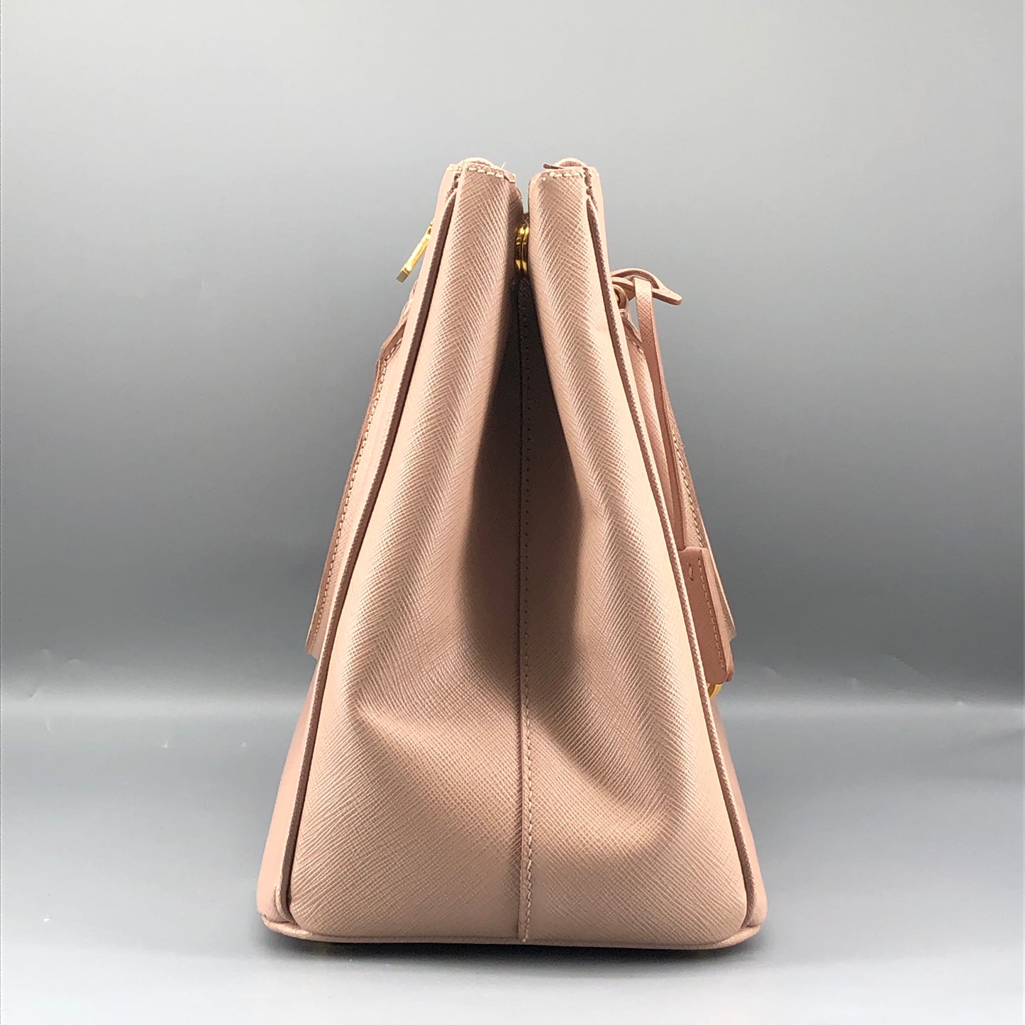 Prada Nude Saffiano Leather Galleria Large Tote Bag