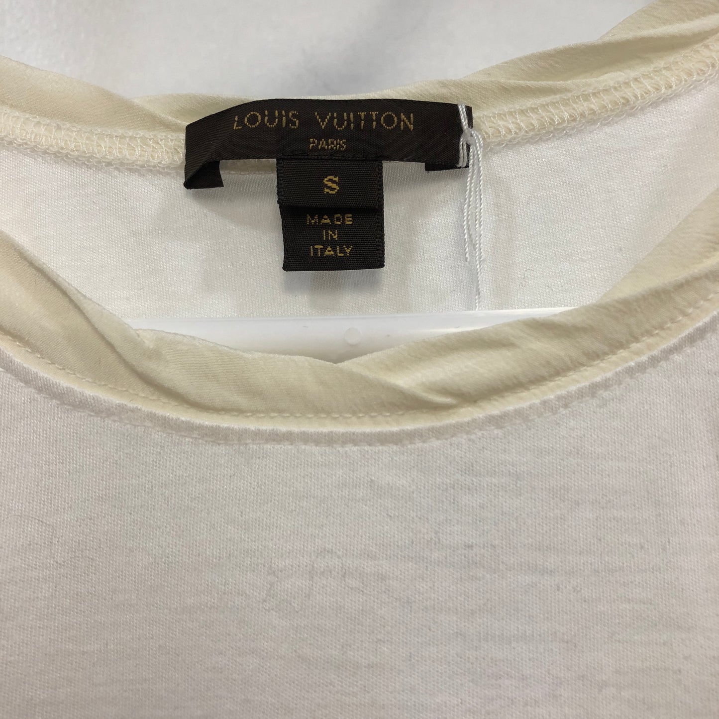 Louis Vuitton White Arch of Triumph Print T-Shirt Size S