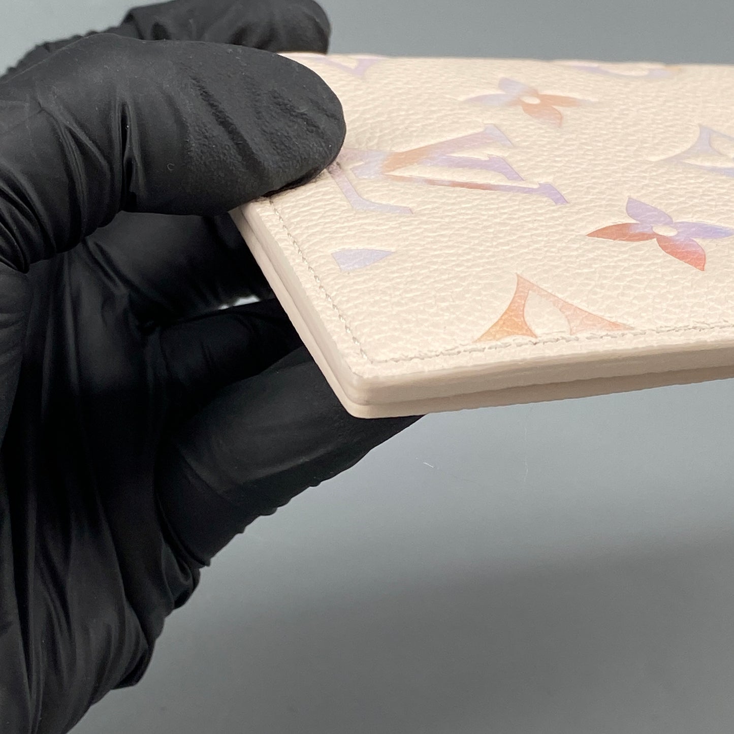 Louis Vuitton Cream Monogram Passport Holder