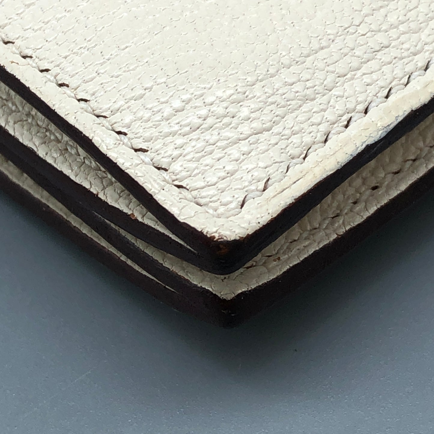 Hermes Bearn Wallet Cream  Leather