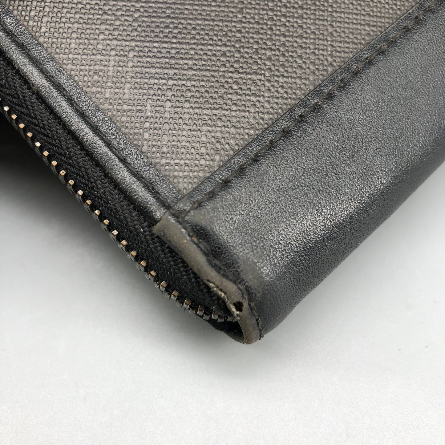 Burberry Check Zip-Around Wallet Black