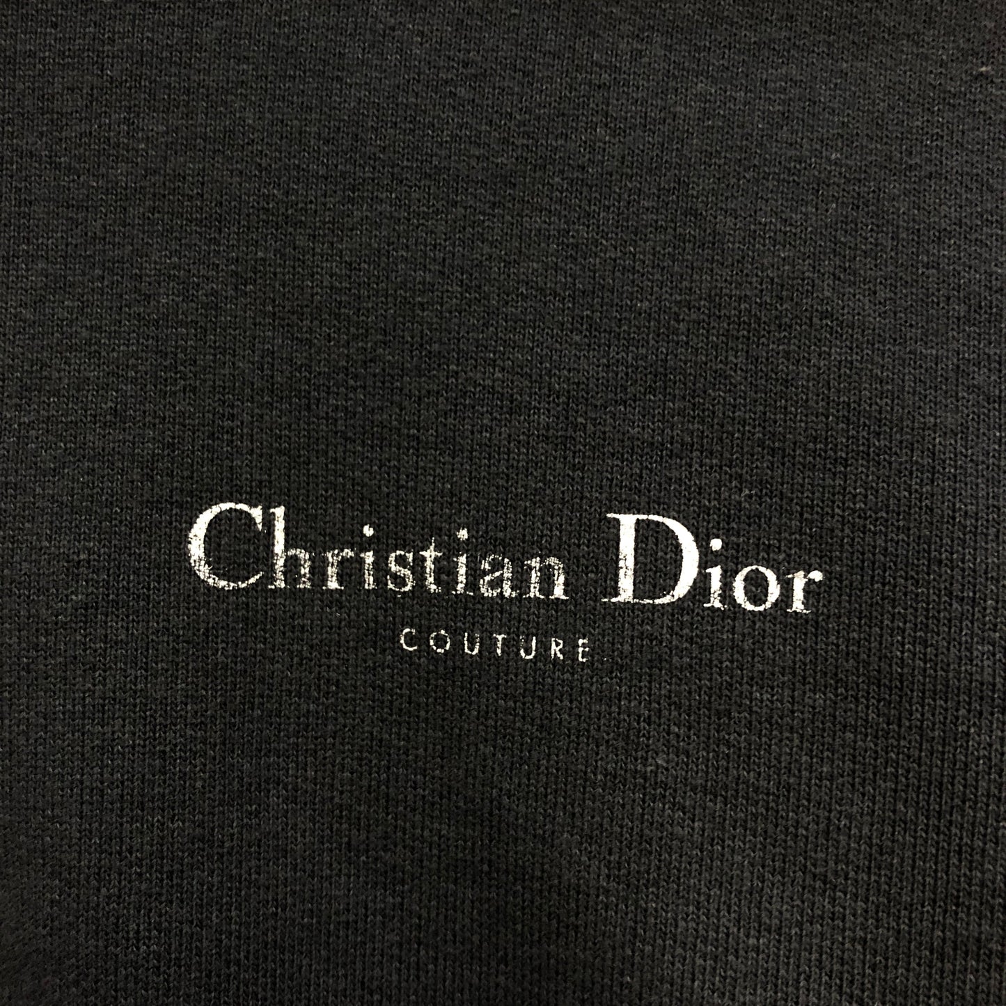 Christian Dior Black Logo Hoodie Size XXL