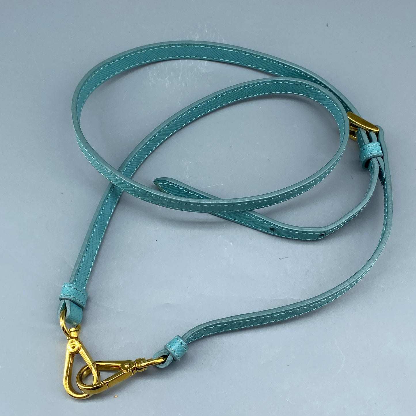 Prada Saffiano Tiffany Blue Promenade Handbag