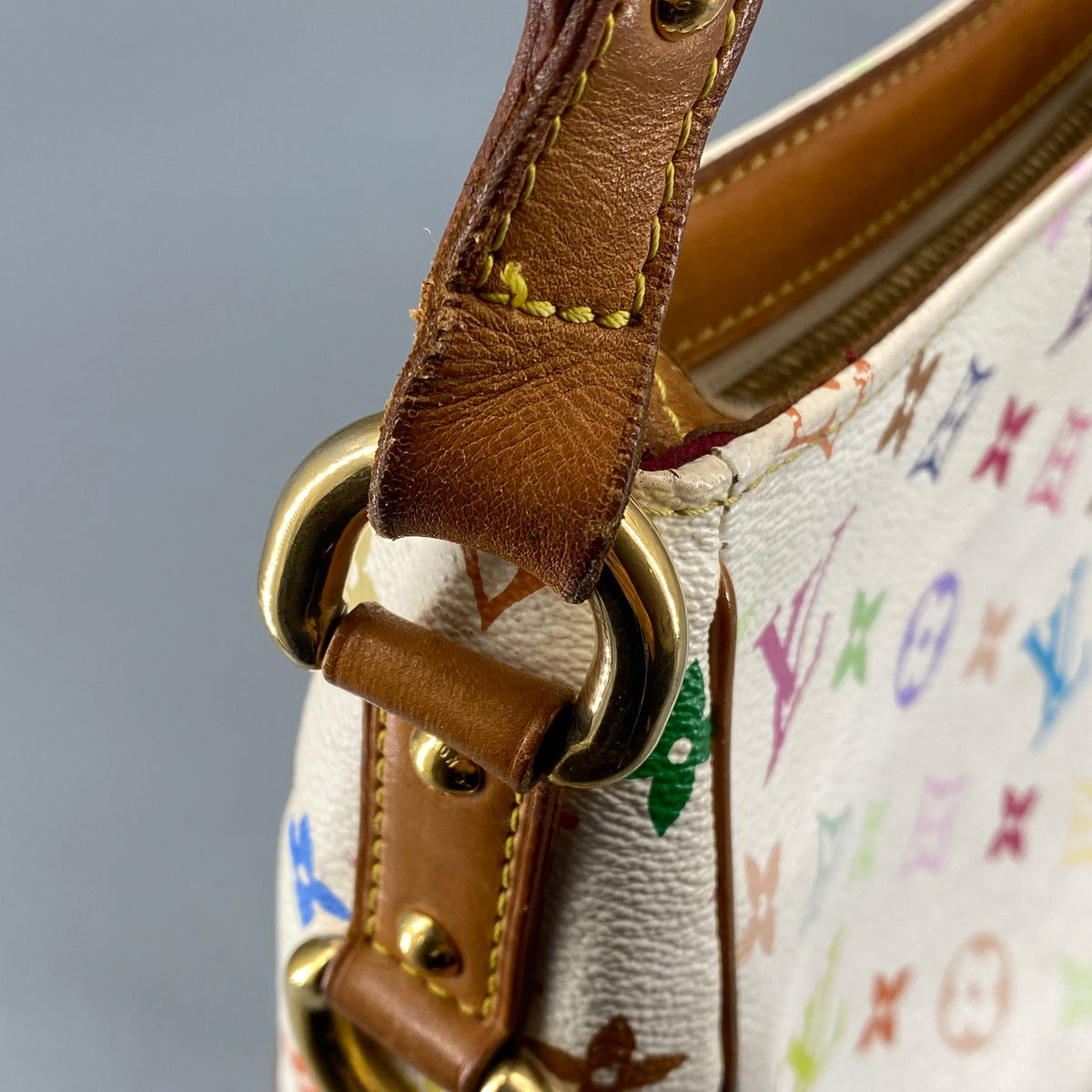 Louis Vuitton Monogram Multicolour Lodge White Shoulder Bag