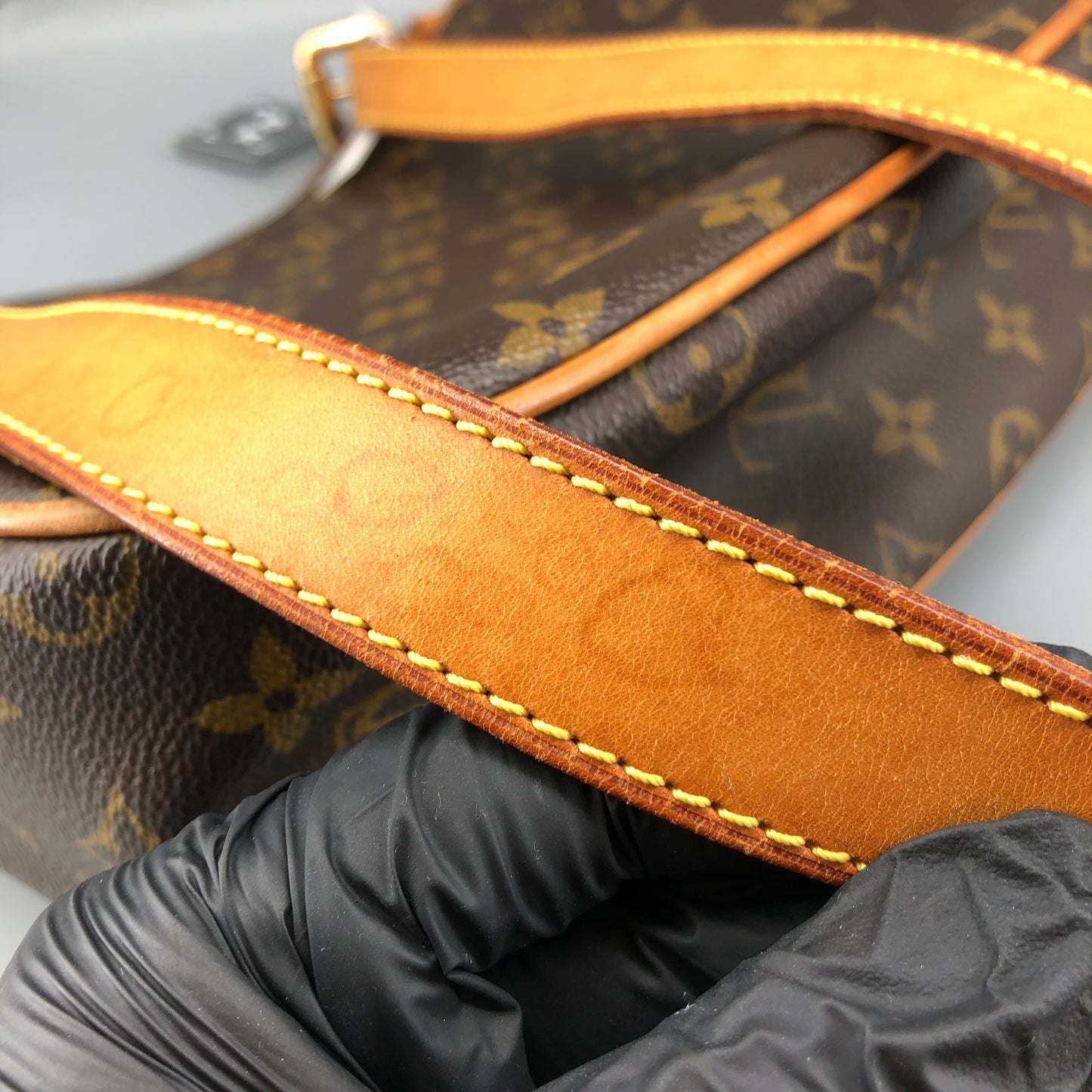 Louis Vuitton Babylone Tote Bag Brown