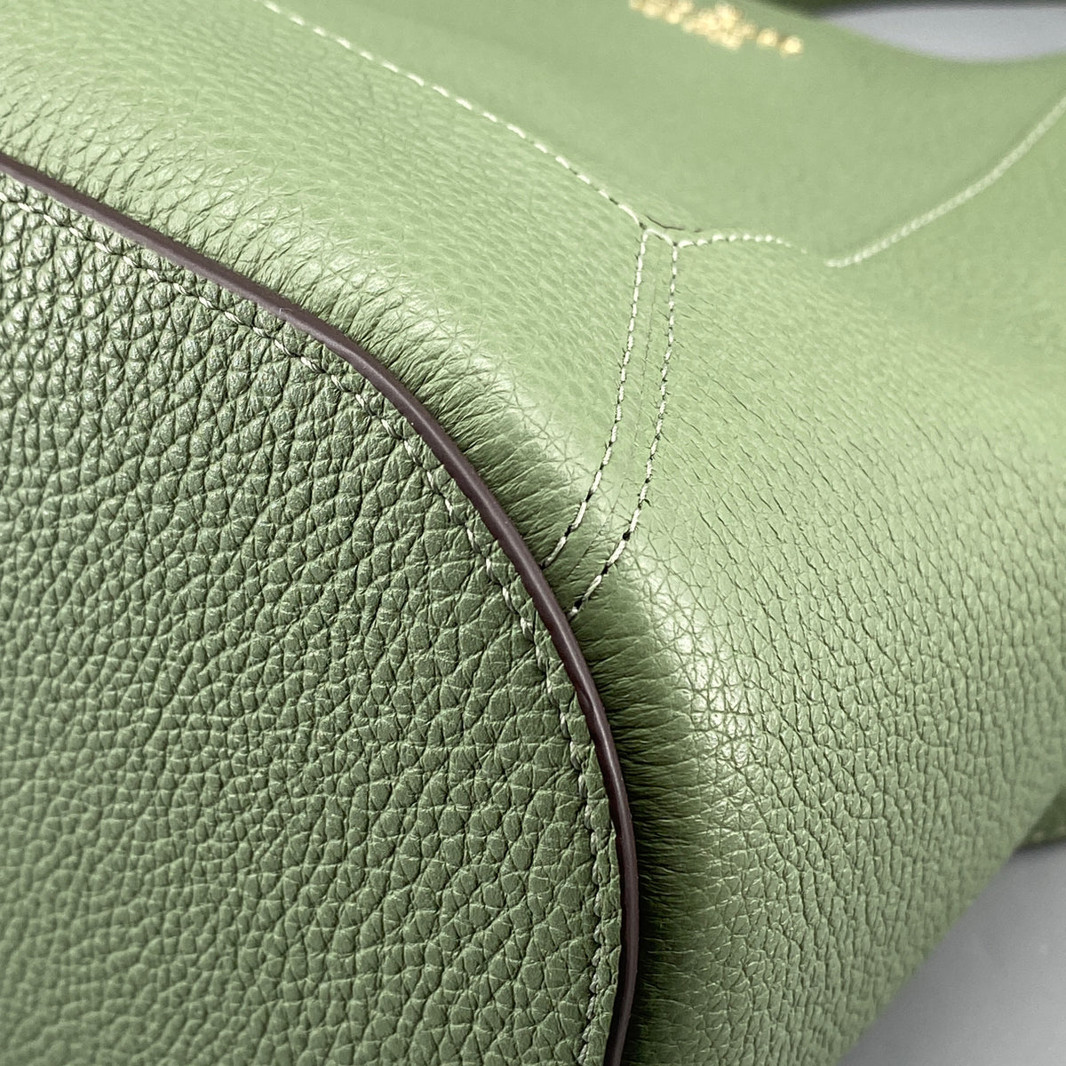 Kate Spade Green Pebbled Leather Bucket Shoulder Bag