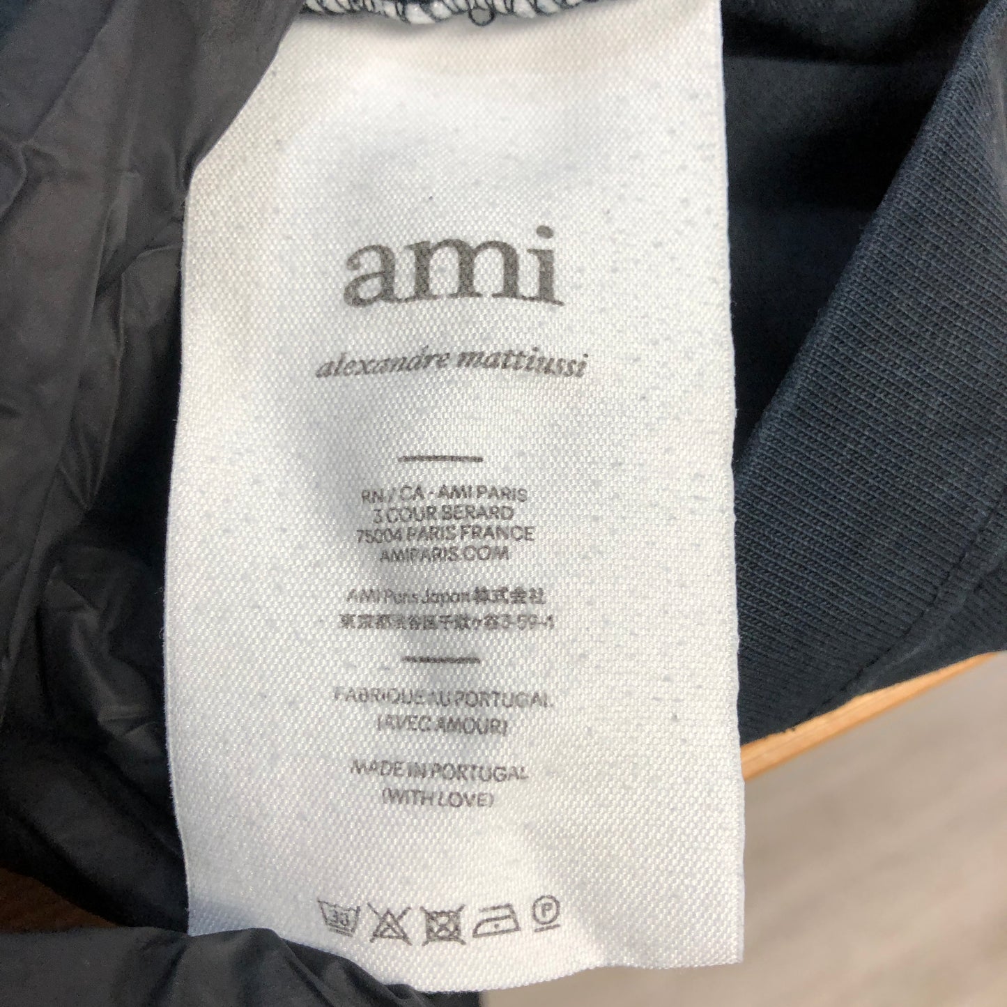 Ami Black Oversized Short Sleeve T-Shirt Size XL