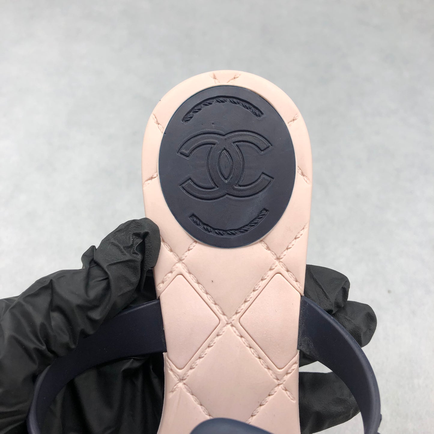 Chanel Camellia Thong Sandals Women's Shoes Size 37