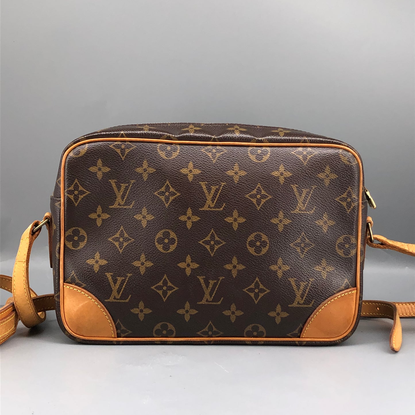 Louis Vuitton Monogram Trocadero Crossbody Bag brown