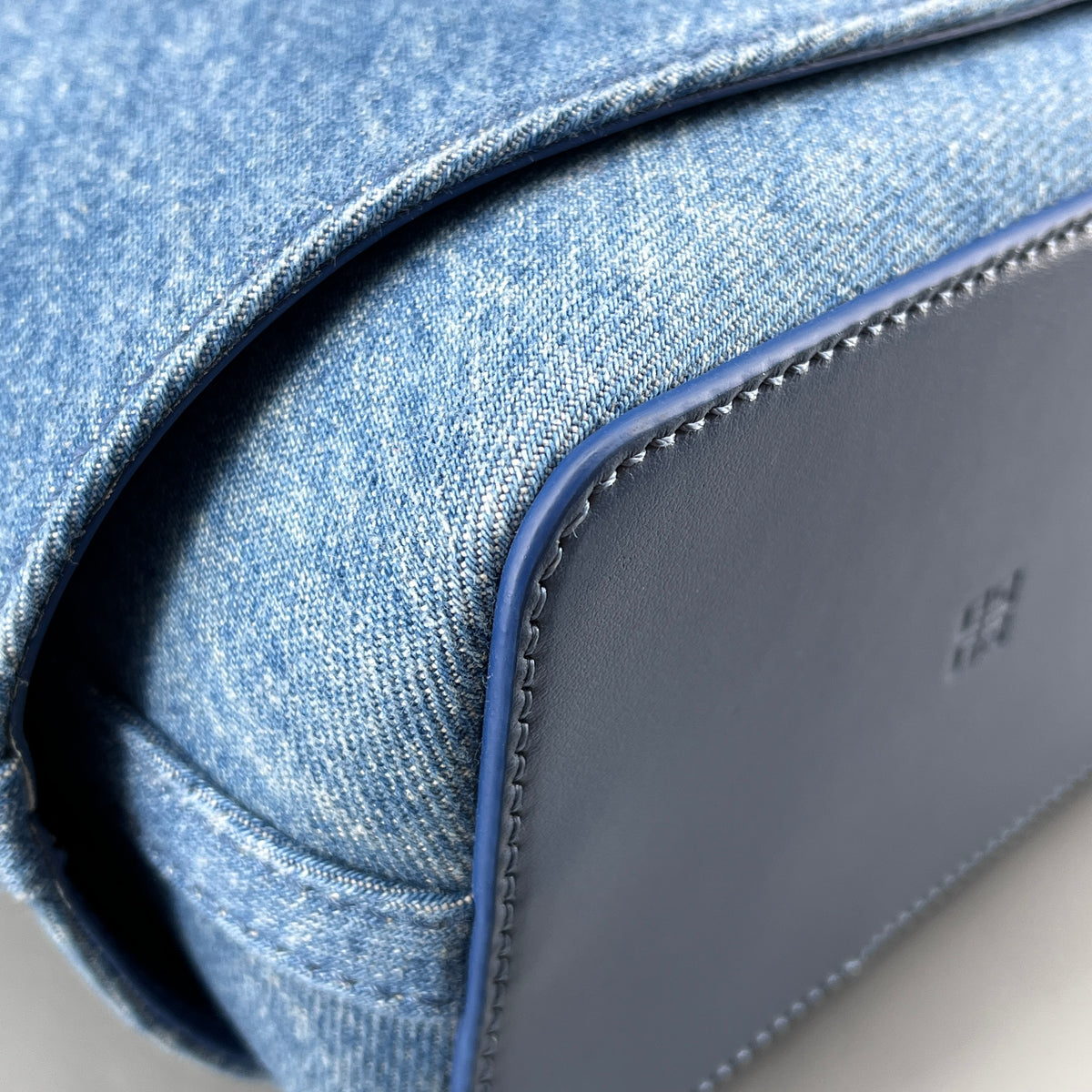 Givenchy Blue Denim Mini Bucket Shoulder Bag