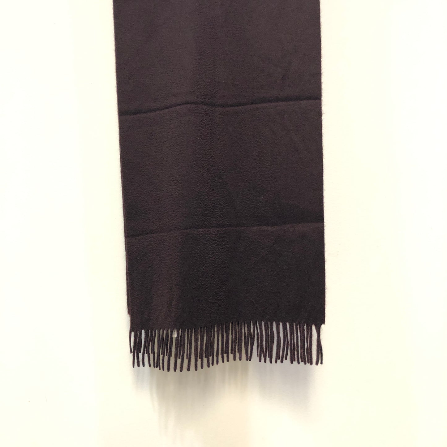 Louis Vuitton Plum Brown Cashmere Scarf