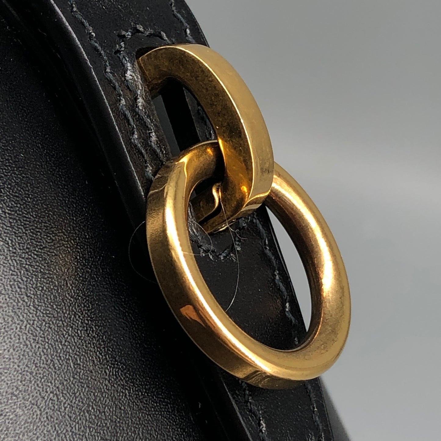 Saint Laurent Shiny Calfskin Le 37 Mini Bucket Bag Black