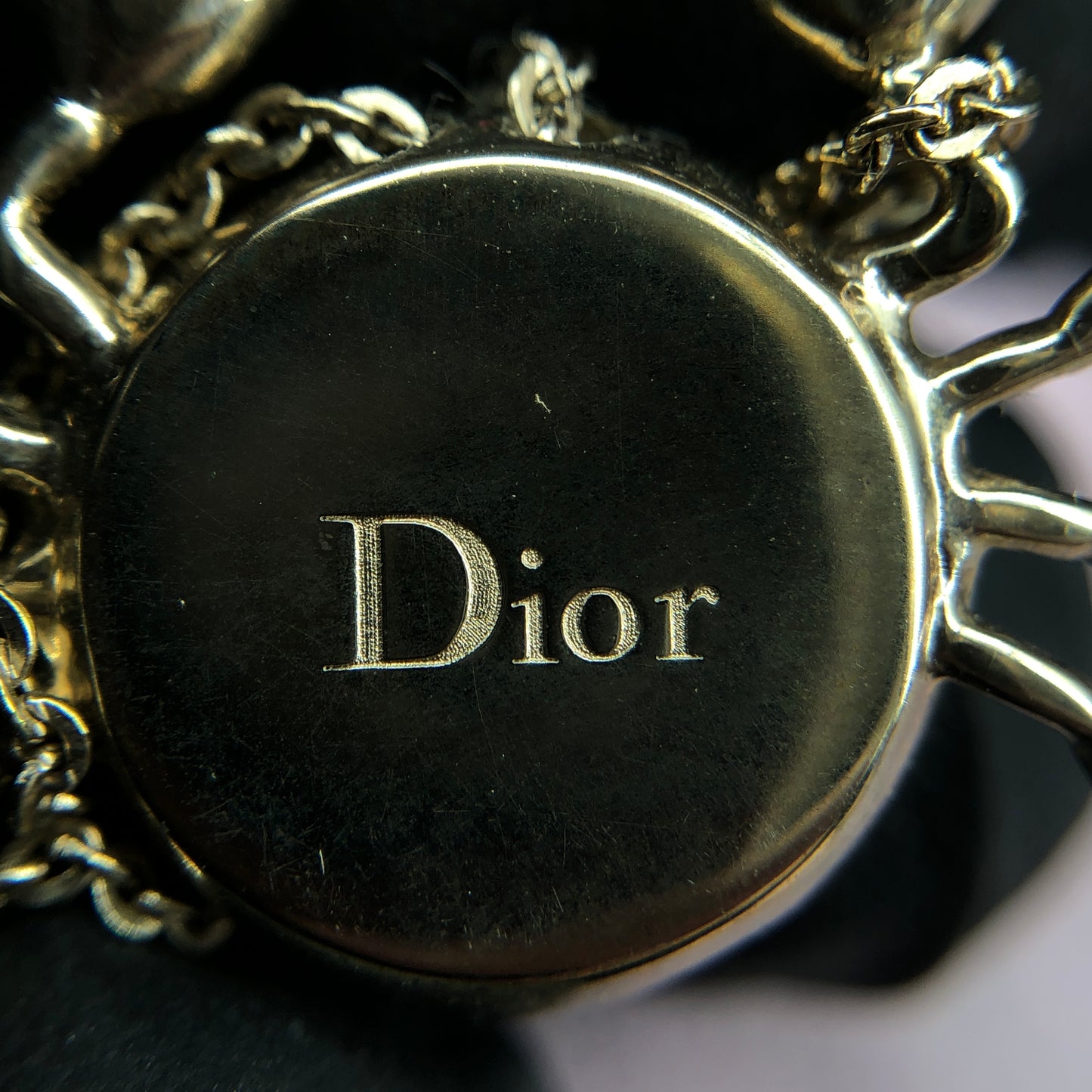 Christian Dior Spider Pearl Pendant Necklace